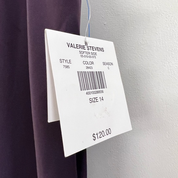 NWT Valerie Stevens Midi Shirt Dress with Standing Collar - Picture 7 of 8